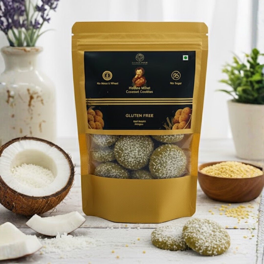 Millet Coconut Cookies - Healthy Indulgence