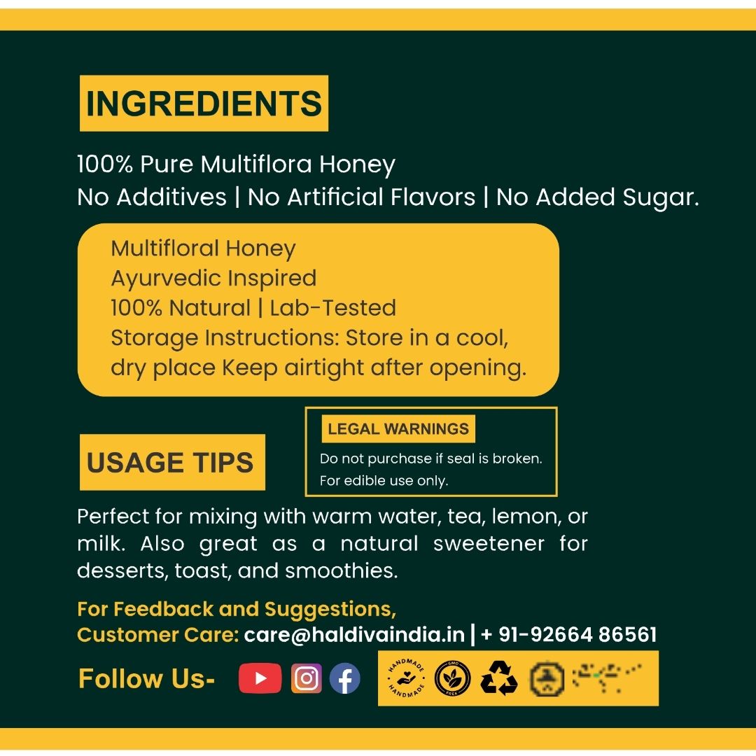 Haldiva Phool Ras Honey